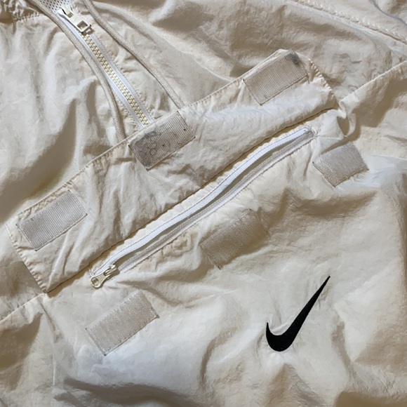 Nike center swoosh quarter zip anorak windbreaker hoodie - Picture 6 of 13